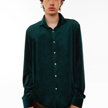 Camisa Corderoy 60s Verde