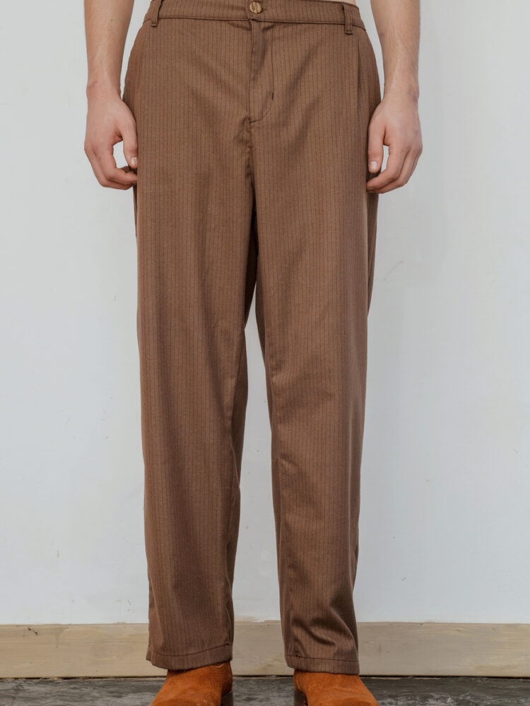 Pantalon sastrero Amberes tostado